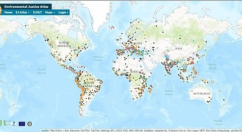 Map Shows India At The Top Of Climate Violence, Followed By Colombia And Nigeria