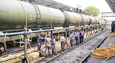 How A Special 'Water Train' Is Bringing Relief To Drought-Stricken Latur