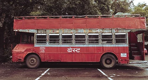 How Special BEST Buses Prune Branches Across The City Right Before Becoming Scrap Metal 