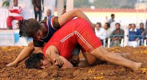 After 56 Years, Female Wrestlers Competed In A Prestigious Indian Championship