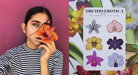 Kira Issar’s ‘Orchid Erotica’ Sticker Art
