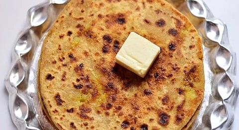 This Ayurvedic Aloo Paratha Recipe Serves Healthy With A Dollop Of Delicious
