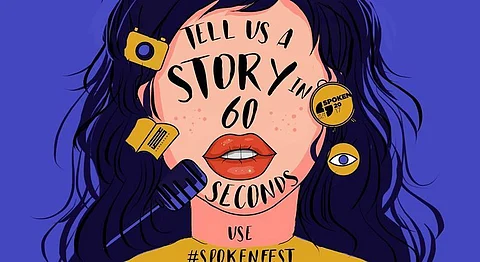 Tell Us A Story In 60 Seconds & Win A Chance To Perform At Spokenfest