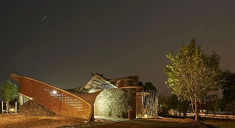 Nature Comes Alive At This Radical Red-Brick Farmhouse Just Outside Mumbai