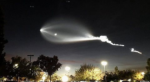 Elon Musk’s SpaceX Launched A Rocket That Lit Up California’s Night Sky