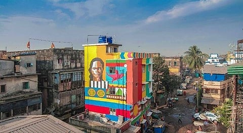 This Kolkata Mural Honours The  Sex Workers Of Sonagachi