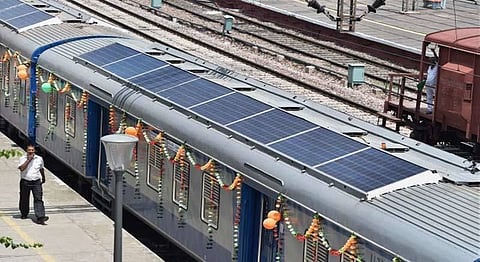 India’s First Solar-Powered Train Is Launched In Delhi & There Are More To Come!