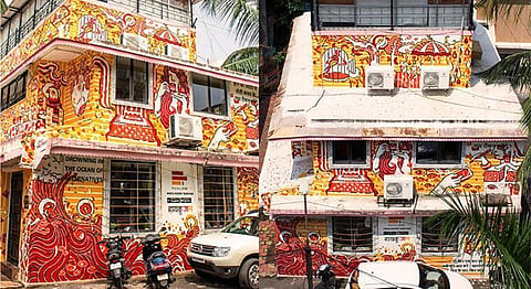 Mural Poetry At A Street Corner In Bandra