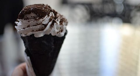 Grab A Scoop Of Charcoal Ice-Cream At This Andheri Dessert Parlour