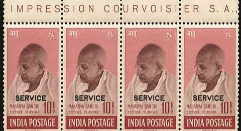 The Very Rare Set of 4 Gandhi Stamps That Sold For £500,000