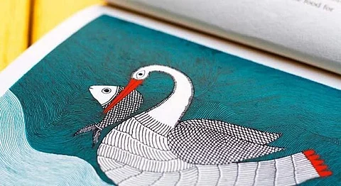 Wonderful Indian Folk Art Illustrations Of Marine Creatures By Rambharos Jha