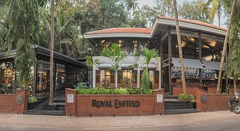 Riding Through Royal Enfield’s History At A Garage Cafe In Goa