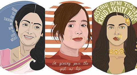 Bollywood And Hollywood’s Most Dynamic Female Leads; Illustrated