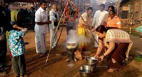 Pongal festivities, January 2016 in Moreh.