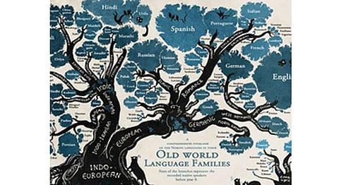 Language Lovers Will Lose Themselves In This Beautiful, Linguistic Family Tree