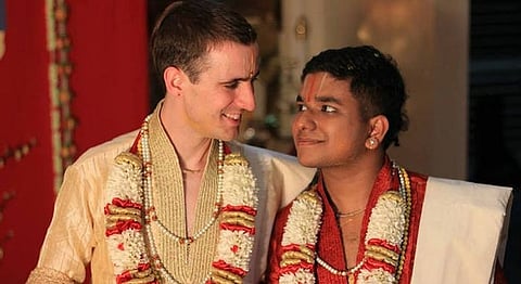 Gay Couple's Beautiful South Indian Engagement Ceremony Does Justice To Their Love Story