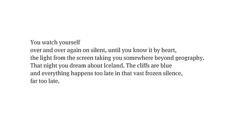 A Poetic Account In A New, Digital Age