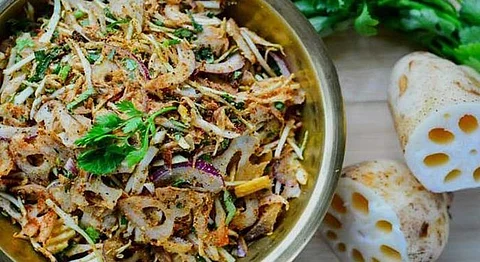 Singju, a range salad based Manipuri dish