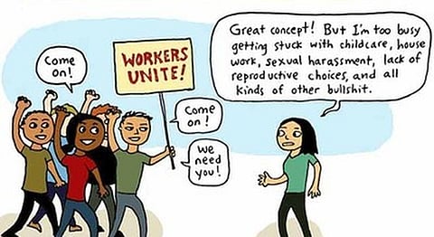 The Origins Of International Working Women's Day, Via Stephanie McMillian's Comic