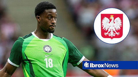 Emmanuel Fernandez playing for Nigeria