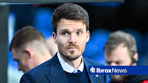 Danny Rohl, Rangers manager at Ibrox.