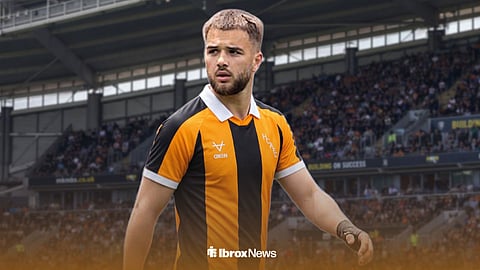 Rangers star Nicolas Raskin in a Hull shirt