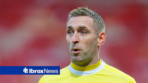 Allan McGregor during his playing days featuring for Rangers at Pittodrie Stadium