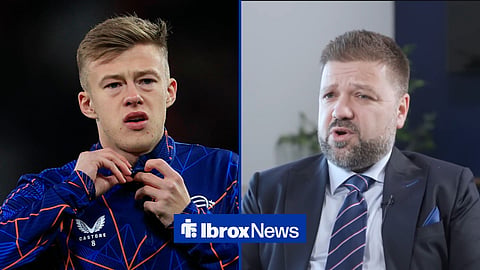 Connor Barron zipping up his jacket, with Nils Koppen alongside him in a split image