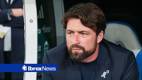 Former Rangers manager Russell Martin at Ibrox.
