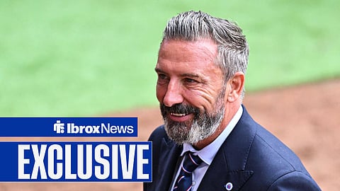 Dundee United v Rangers William Hill Premiership Manager Derek McInnes of Rangers arrives during the William Hill Premiership match at The CalForth Construction Arena, Dundee 31/07/2026