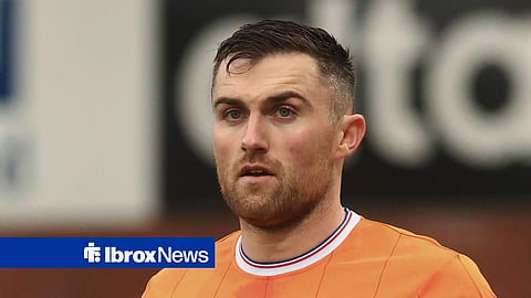 John Souttar looking on as he plays for Rangers