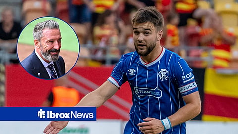 Rangers star Nicolas Raskin and Derek McInnes
