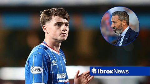 Rangers star Findlay Curtis and Derek McInnes