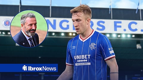 Rangers star Ross McCrorie and Derek McInnes