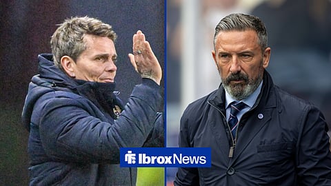 Simo Valakari and Rangers boss Derek McInnes