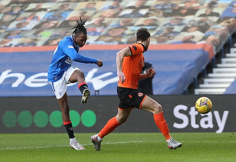 Rangers fans drool over Joe Aribo's performance against Dundee United