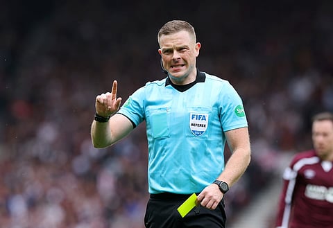 Old Firm referee John Beaton had several contentious calls to make in an enthralling 3-3 draw.