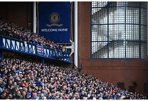 Rangers have been threatened with a partial stadium closure by UEFA