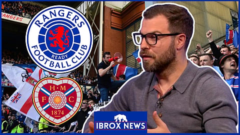 Richard Foster knows from experience how the Ibrox crowd can drive Rangers on - Credit BBC Sportscene