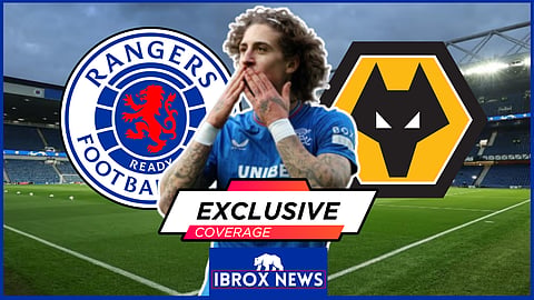 Fabio Silva arrived at Rangers on loan from Wolves in January