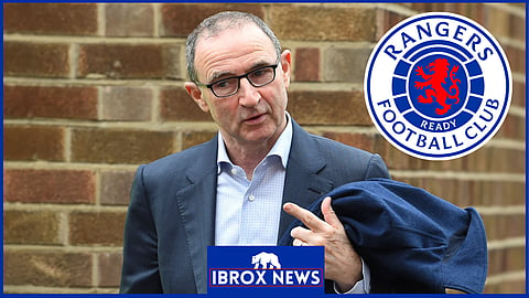 Martin O'Neill has weighed in on a Rangers incident