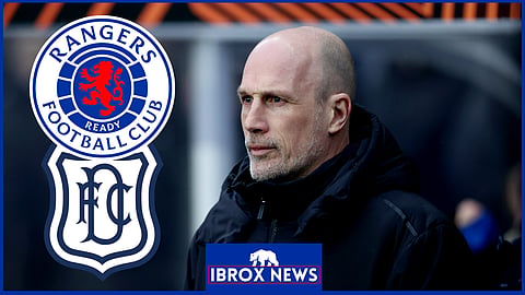 Philippe Clement was preparing for his Rangers side to take on Dundee