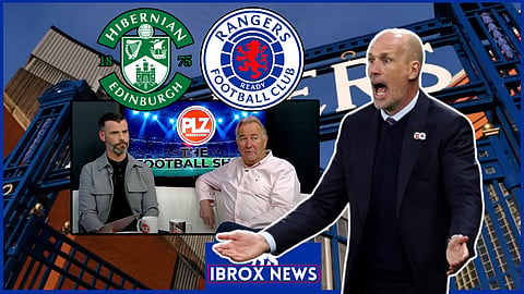 Philippe Clement wasn't happy about the challenge at Easter Road - Credit: PLZ Soccer via YouTube