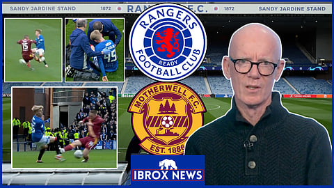 Dermot Gallagher was baffled by what happened in the Rangers v Motherwell clash - Credit: Sky Sports via X