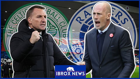 Rangers manager Philippe Clement and Celtic manager Brendan Rodgers