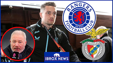 Scott Wright was praised in Rangers v Benfica. Credit: TNT Sports