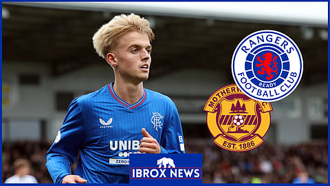Rangers ace Ross McCausland picked up an injury against Motherwell.