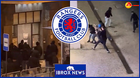 Rangers fans have been involved in violent clashes. Credit: A Bola