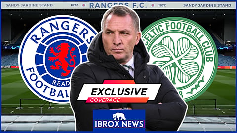 Brendan Rodgers will be on the Celtic bench vs Rangers