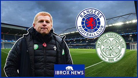 Neil Lennon was watching the Rangers v Celtic game.